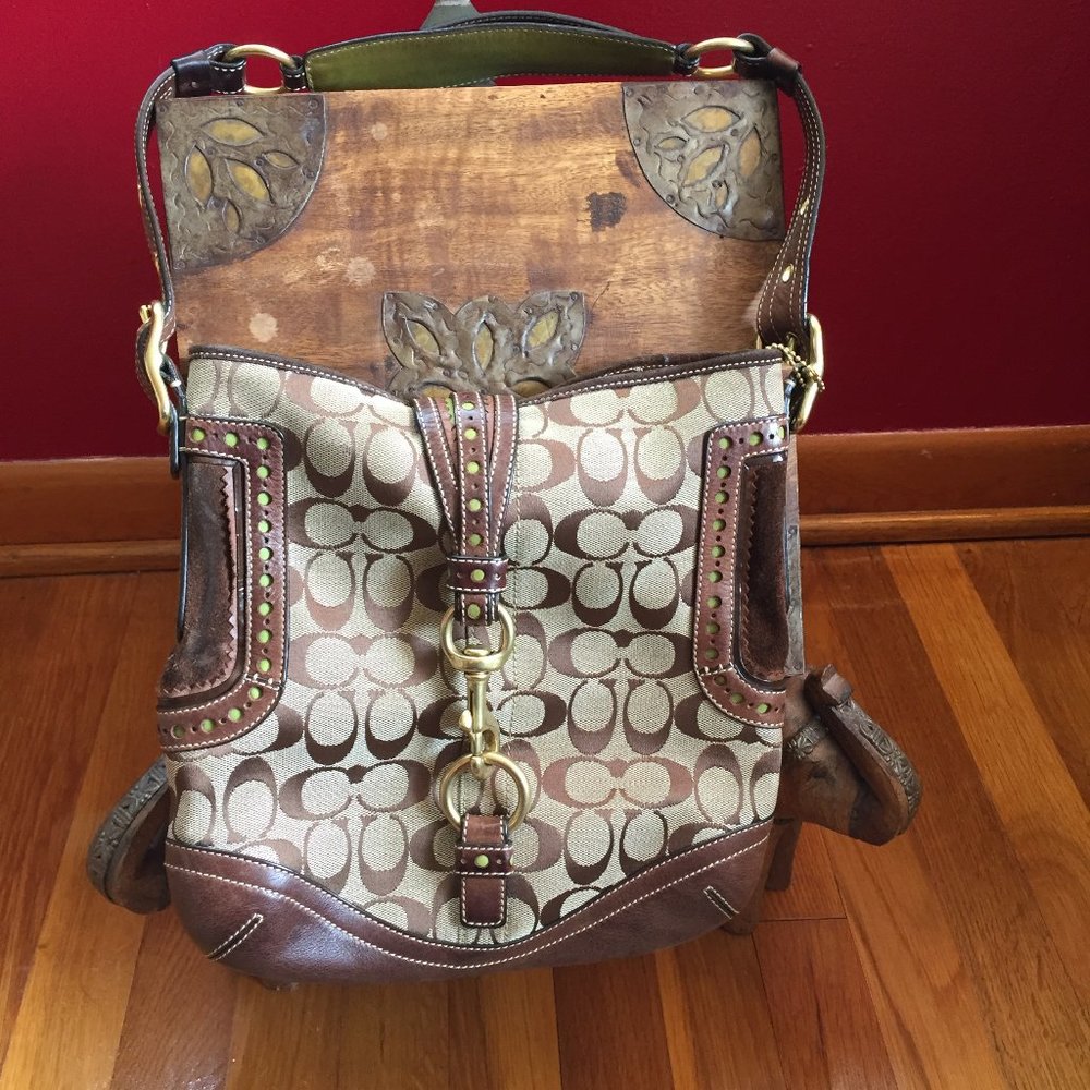 Coach Limited Edition 1424 Signature Print